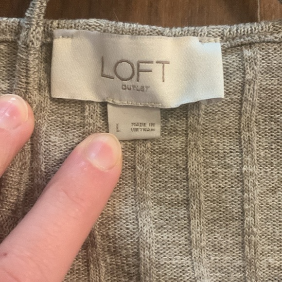 Loft outlet women’s tank top, size large - Picture 2 of 2